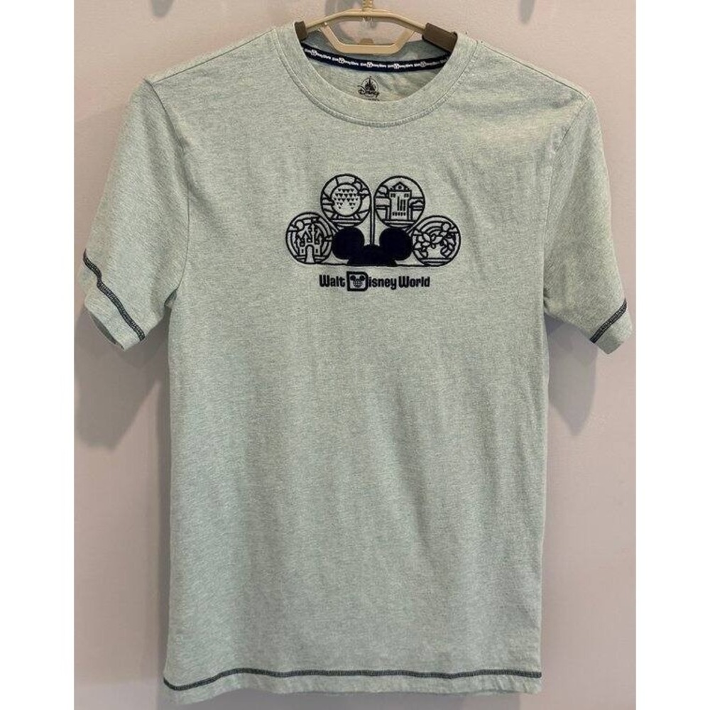 Walt Disney World Four Parks Icons Shirt Magic Kingdom Animal Epcot Hollywood S